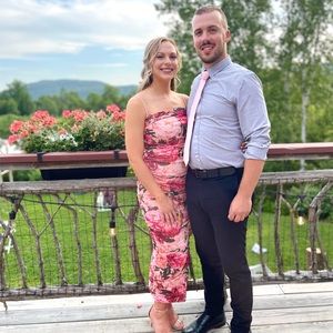 Floral Express wedding guest Dress